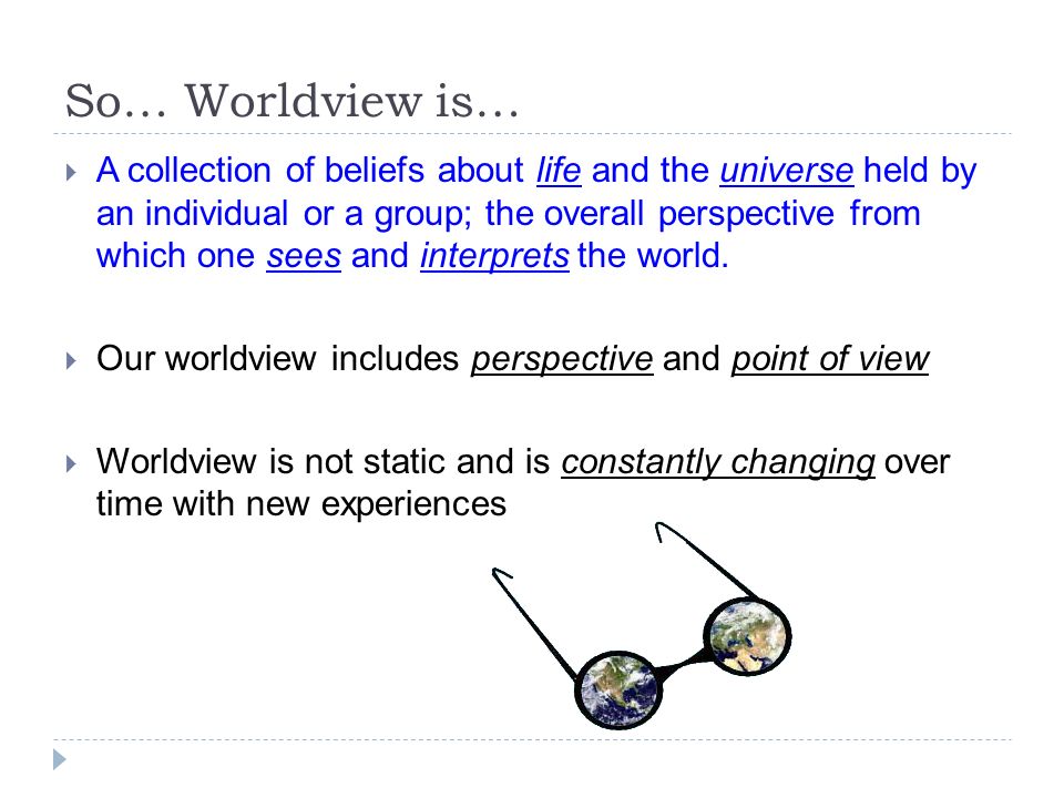 Religion world view paper